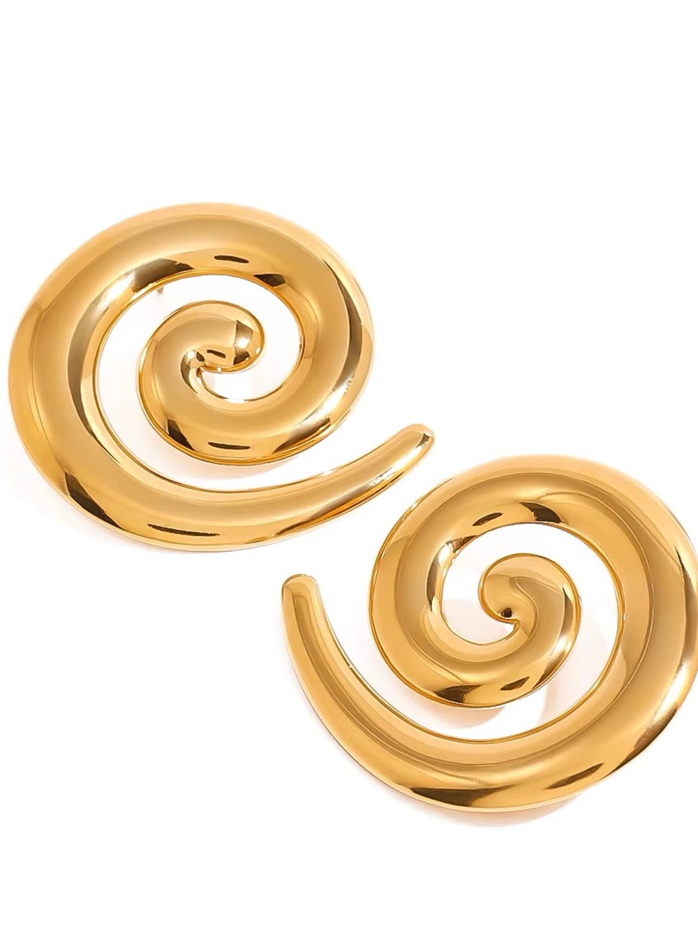 The Vortex Spiral Earrings